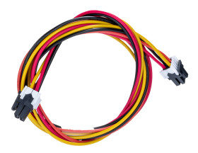Kabel przewód-płytka, Mini-Fit TPA2, 600 V AC/DC, 9 A, raster: 4.2mm, 1m, Okrągły, Cyna, Czarny, Pomarańczowy,