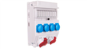 Rozdzielnica 1X32a 5P/ 1X16a 5P 4X250v Okienko Ip54, Ros 11/X-21 A