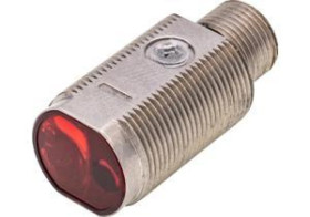 OT189421 Czujnik optyczny, przełącznik chwilowy, M18, 10-30V DC, PNP antivalent, wtyczka M12 4-stykowa