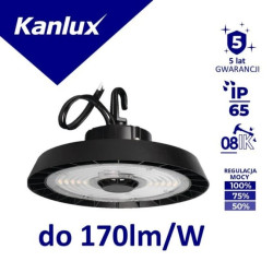 Oprawa przemysłowa HB PRO STRONG 100W-NW 17000lm 4000K IP65 IK08 regulacja mocy i natężenia światła 5 lat Gwar. szary 27163