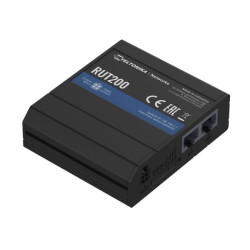 Przemysłowy Router LTE 4G/LTE Cat.4, 2x LAN 100Mb/s WiFi 2,4GHz, RMS Teltonika RUT200