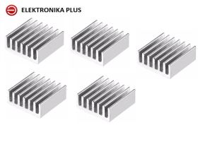 5szt. RADIATOR 9x9x5mm HEATSINK ŻEBROWANY