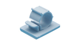 Zacisk kablowy 7mm Samoprzylepny materiał: Poliamid Szary Samoprzylepny