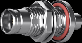 1.5/3.5 panel socket 50 Ω, G10 (UT-141), solder/solder, straight, 100025561