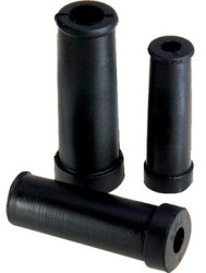 Cable grommet, cable Ø 15 mm, rubber, black, 52002050