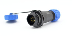 SP1311/P6 wtyk na przewód 6 pin 125V / 5A