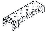 Klatka SFP, seria: SFP, typ: Klatka górna, l. portów: 1, 9.25 x 13.85 x 48.8mm,