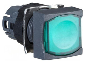 ZB6CF3 Przełącznik przyciskany 16mm Poz.stab 2 zielony ZB6Z Poz 2