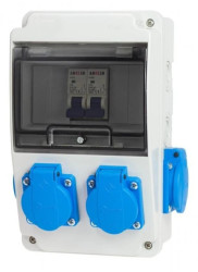 Rozdzielnica budowlana 5M 4x230V + zabezpieczenia IP44 RSK004C002