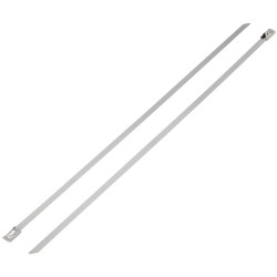 TruComponents 40059 Cable tie 300mm 7.90mm Sil