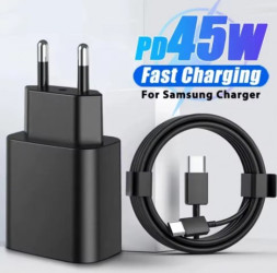 LAD.SIEC.45W PD USB C CZARNA