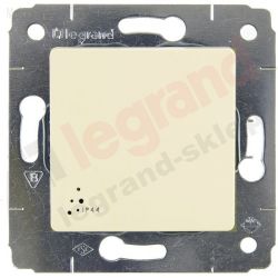 LEGRAND Cariva krem łącznik jednobiegunowy IP44