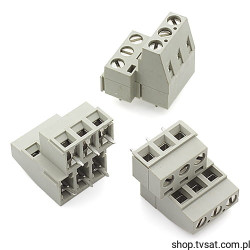 7742 PCB Teminal Block 6 Pin to Wire THT AMP