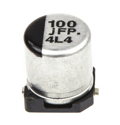 Kondensator 100μF 6.3V dc SMD Panasonic 5 (Dia.) x 5.8mm