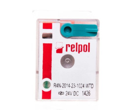 Przekaźnik przemysłowy 4P 6A 24V DC AgNi R4N-2014-23-1024-WTD 860410