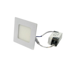 Downlight LED slim 3W 3000K 150lm kwadrat biały 232271 Lightech