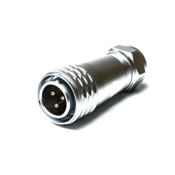 Złącze wielostykowe przemysłowe 3-pinowe M20 Montaż na kablu Wtyczka RS PRO