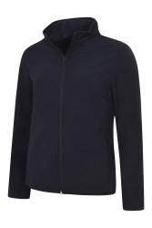 Kurtka typu softshell, rodzaj Damski, XXL, Elastan, poliester, Granatowy