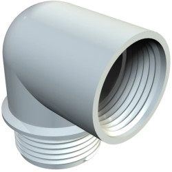 Króciec kątowy 90 stopni PG9 jasnoszary 107 W PG 9 PA 2029901 /10szt./