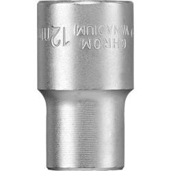 kwb 372312 Bit 12mm 1/2&quot; CV-steel matt chrome wave section rounded corners