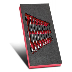 Zestaw kluczy płaskich Zestaw kluczy płaskich Facom 6 x 7 → 22 x 24 mm 9 szt.