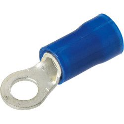 TE Connectivity 34163-0 M8 Insulated Ring Terminal Blue 1.0 - 2.6mm&#xB2;