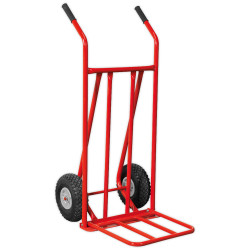 Sealey CST800 Sack Truck with Pneumatic Tyres Folding 150kg Capacity