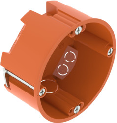 Cavity wall box, 68 x 35 mm, Ø 68 mm, no. of entries: 6, 1.5-2.5 mm², orange, IP30, 2003800
