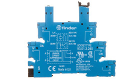 Wąskoprofilowe Gniazdo 6,2Mm Do Przekaźników Serii 34 Do Linii Długich...