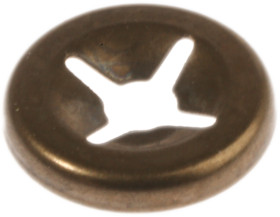 Nakrętka wciskowa, Emaliowane, Stalowe, Otwarte, do śr. wału: 2.5mm, śr zewn: 9.5mm