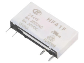 HF41F/024-HS Przekaźnik elektromagnetyczny SPST-NO Ucewki: 24VDC 6A PCB