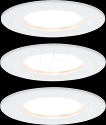 93460 Nova Plus Coin flush-mounted light fixture, 3x6 W, 2700 K, round