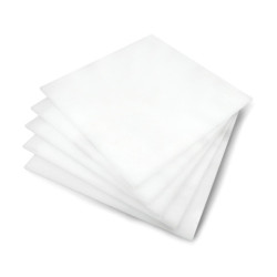 Plexi mleczna wylewana - 3mm - 200x200mm - 5szt.