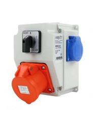 Zestaw siłowy NBOX-Z.5 1x16A 5P 1x230V wyłącznik krzywkowy 0-1 3755405