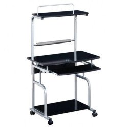 Mobilne Małe Biurko Komputerowe z Wysoką Nadstawką