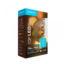 Lampki dzwonki BAT modee 0,9m WARM 10LED ML-C3014