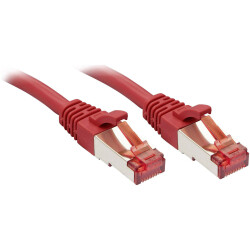 LINDY 47734 RJ45 Patch Cable CAT 6 S/FTP 2.00m Red 1 pc(s)