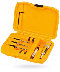 Zestaw wierteł z pogłębiaczami i bitami DT7612-XJ