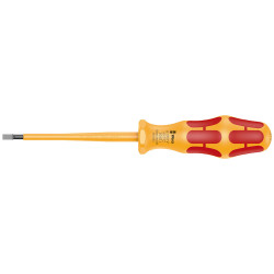 Wera 05051583001 1060 i VDE Kraftform Slotted Screwdriver, 0.8 x 4 x 100mm
