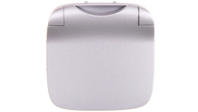 Valena Allure Plakietka Ip21 Gniazda Pojedynczego 2P+Z Aluminium 754867