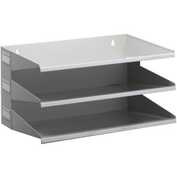 Durable 335910 Sorting Tray Grey A4 3 Compartments