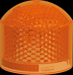 XVB7L65 Indicator, modular, 70 mm, orange, 24 V ACDC, strobe light, 2J