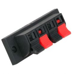 Gniazdo głośnikowe 4 pin prostokątne 70mm x 24mm