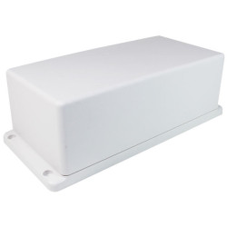 Takachi CUE8316WH 83 Series Plastic Flanged Case White 190x86x60