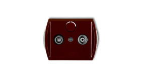 Trend Gniazdo Antenowe Rtv Końcowe 2Db Brązowy 4G2k