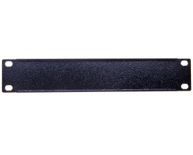 Zaślepka 10 cali 1U metalowa czarna 10-0007C