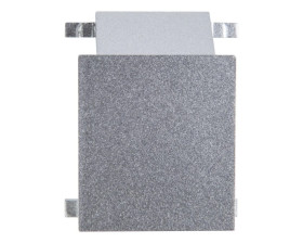 Simon Classic Zaślepka gniazda teleinformatycznego pojedynczego RJ srebrny mat BWB/43