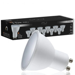 Zestaw 10x żarówka FARI LED GU10 7,5W 4000K neutralna NW 700lm 120st EDO777491 EDO