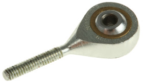 Końcówka pręta, typ: Męski, M2 x 0,4 męskie, Stal