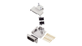 Osłona 15-pinowe D Sub Hoods do Dla kabla Encitech Connectors